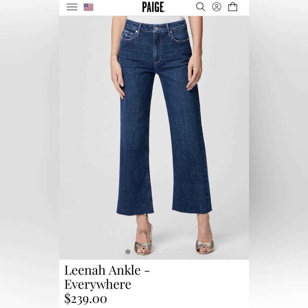 Paige Leenah Ankle Jean in Everywhere wash